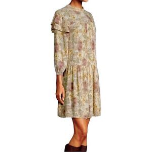 A.N.A. | Floral Long-sleeve Shift Dress Women’s Sz Large NWT🏷